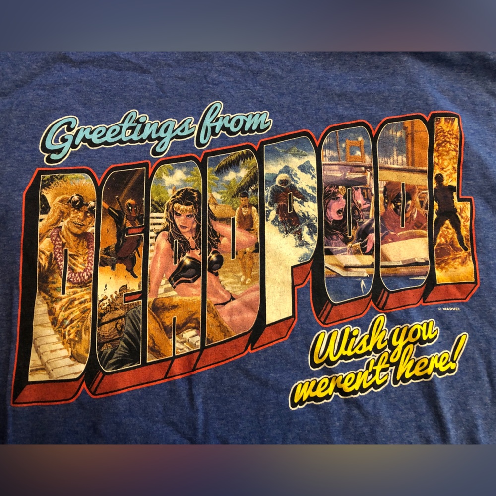 Authentic greetings from Deadpool wish you weren’t here! Tee Shirt